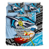 Cronulla-Sutherland Sharks Bedding Set - A True Champion Will Fight Through Anything With Polynesian Patterns