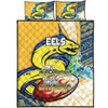 Parramatta Eels Quilt Bed Set - A True Champion Will Fight Through Anything With Polynesian Patterns