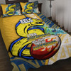 Parramatta Eels Quilt Bed Set - A True Champion Will Fight Through Anything With Polynesian Patterns