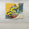 Parramatta Eels Tapestry - A True Champion Will Fight Through Anything With Polynesian Patterns