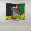 Penrith Panthers Tapestry - A True Champion Will Fight Through Anything With Polynesian Patterns
