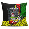 Penrith Panthers Pillow Cover - A True Champion Will Fight Through Anything With Polynesian Patterns