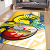 Parramatta Eels Area Rug - A True Champion Will Fight Through Anything With Polynesian Patterns