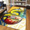 Parramatta Eels Area Rug - A True Champion Will Fight Through Anything With Polynesian Patterns