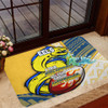 Parramatta Eels Door Mat - A True Champion Will Fight Through Anything With Polynesian Patterns
