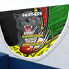 Penrith Panthers Beach Blanket - A True Champion Will Fight Through Anything With Polynesian Patterns