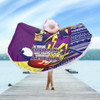 Melbourne Storm Beach Blanket - A True Champion Will Fight Through Anything With Polynesian Patterns