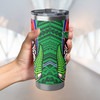 New Zealand Warriors Custom Tumbler - A True Champion Will Fight Through Anything With Polynesian Patterns Tumbler