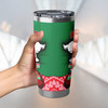 South Sydney Rabbitohs Tumbler - A True Champion Will Fight Through Anything With Polynesian Patterns Tumbler