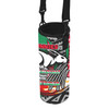 South Sydney Rabbitohs Water Bottle Sleeve - A True Champion Will Fight Through Anything With Polynesian Patterns Water Bottle Sleeve