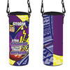 Melbourne Storm Water Bottle Sleeve - A True Champion Will Fight Through Anything With Polynesian Patterns Water Bottle Sleeve