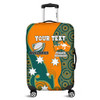 Australia Wallabies Custom Luggage Cover - Custom Proud And Honoured Indigenous Aboriginal Inspired Gold Jersey Luggage Cover