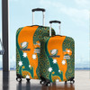 Australia Wallabies Custom Luggage Cover - Custom Proud And Honoured Indigenous Aboriginal Inspired Gold Jersey Luggage Cover