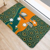 Australia Wallabies Custom Door Mat - Custom Proud And Honoured Indigenous Aboriginal Inspired Gold Jersey Door Mat