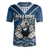 Canterbury-Bankstown Bulldogs Rugby Jersey - Custom Blue Bulldogs Blooded Aboriginal Inspired