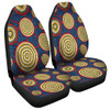 Australia Aboriginal Car Seat Covers - Beautiful Indigenous Seamless Pattern Based in Universe with Galaxies Form Car Seat Covers