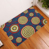 Australia Aboriginal Door Mat - Beautiful Indigenous Seamless Pattern Based in Universe with Galaxies Form Door Mat