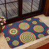 Australia Aboriginal Door Mat - Beautiful Indigenous Seamless Pattern Based in Universe with Galaxies Form Door Mat