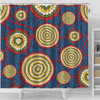 Australia Aboriginal Shower Curtain - Beautiful Indigenous Seamless Pattern Based in Universe with Galaxies Form Shower Curtain