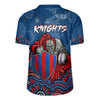 Newcastle Knights Jersey - Custom Blue Knights Blooded Aboriginal Inspired