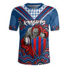Newcastle Knights Jersey - Custom Blue Knights Blooded Aboriginal Inspired