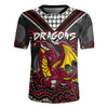 St. George Illawarra Dragons Jersey - Custom Black St. George Illawarra Dragons Blooded Aboriginal Inspired