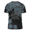 Australia Aboriginal T-shirt - The More You Know The Less You Need Blue T-shirt