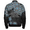 Australia Aboriginal Bomber Jacket - The More You Know The Less You Need Blue Bomber Jacket