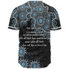Australia Aboriginal Baseball Shirt - The More You Know The Less You Need Blue Baseball Shirt