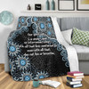 Australia Aboriginal Blanket - The More You Know The Less You Need Blue Blanket