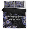 Australia Aboriginal Bedding Set - The More You Know The Less You Need Purple Patterns Bedding Set