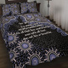 Australia Aboriginal Quilt Bed Set - The More You Know The Less You Need Purple Patterns Quilt Bed Set