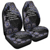Australia Aboriginal Car Seat Covers - The More You Know The Less You Need Purple Patterns Car Seat Covers