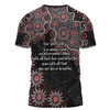 Australia Aboriginal T-shirt - The More You Know The Less You Need Red Patterns T-shirt