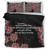 Australia Aboriginal Bedding Set - The More You Know The Less You Need Red Patterns Bedding Set