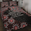 Australia Aboriginal Quilt Bed Set - The More You Know The Less You Need Red Patterns Quilt Bed Set
