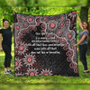 Australia Aboriginal Quilt - The More You Know The Less You Need Red Patterns Quilt