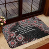 Australia Aboriginal Door Mat - The More You Know The Less You Need Red Patterns Door Mat