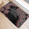Australia Aboriginal Door Mat - The More You Know The Less You Need Red Patterns Door Mat