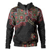 Australia Aboriginal Hoodie - The More You Know The Less You Need Red and Gold Patterns Hoodie