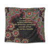 Australia Aboriginal Tapestry - The More You Know The Less You Need Red and Gold Patterns Tapestry