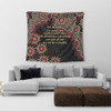 Australia Aboriginal Tapestry - The More You Know The Less You Need Red and Gold Patterns Tapestry