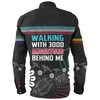Australia Aboriginal Long Sleeve Shirts - Walking with 3000 Ancestors Behind Me Black Long Sleeve Shirts