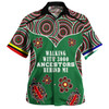 Australia Aboriginal Hawaiian Shirt - Walking with 3000 Ancestors Behind Me Green Patterns Hawaiian Shirt