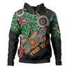 Australia Aboriginal Hoodie - Walking with 3000 Ancestors Behind Me With Goanna Hoodie