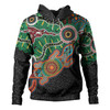 Australia Aboriginal Hoodie - Walking with 3000 Ancestors Behind Me With Goanna Hoodie