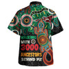 Australia Aboriginal Hawaiian Shirt - Walking with 3000 Ancestors Behind Me With Goanna Hawaiian Shirt