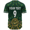 Australia Aboriginal Custom Baseball Shirt - Snake Circle And Symbols With Aboriginal Style Baseball Shirt