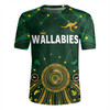 Australia Aboriginal Custom Rugby Jersey - Snake Circle And Symbols With Aboriginal Style Rugby Jersey
