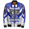 Canterbury-Bankstown Bulldogs Bomber Jacket - Custom Talent Win Games But Teamwork And Intelligence Win Championships With Aboriginal Style